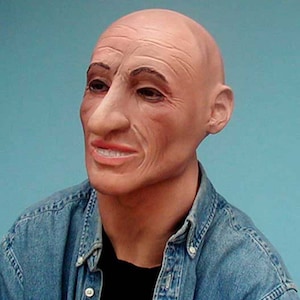 Male latex mask Hap Foam Latex Mask Cosplay Halloween Masks Made in America