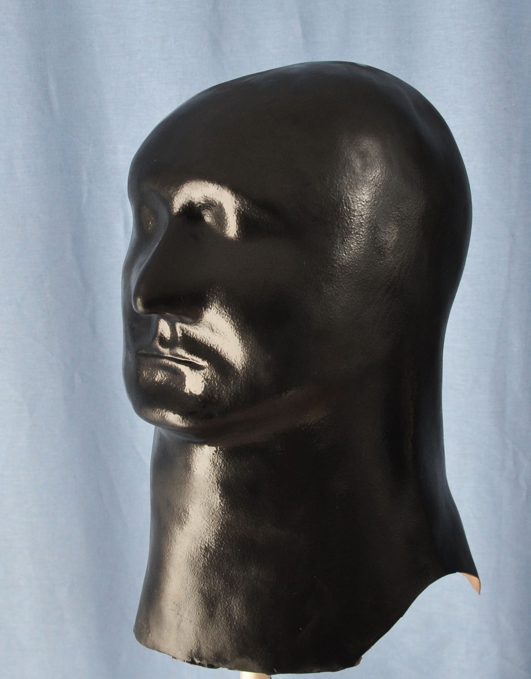 Black Rubber Hood Foam Latex Mask Black Masks Cosplay Halloween Masks