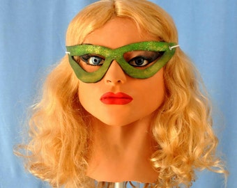 Emerald City Mardi Gras Carnival Mask Foam Latex Mask Made in America