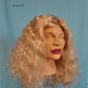 Female Mask Dorris Female  Foam Latex Mask Cosplay Halloween Masks Made in America