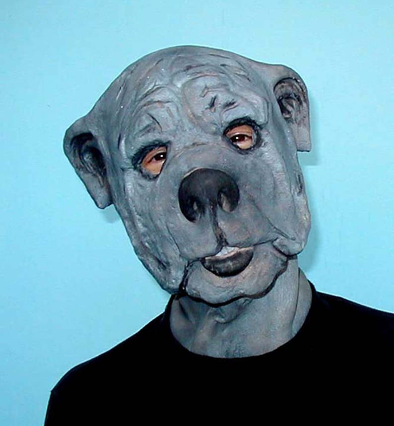 Dog Mask Bully Bulldog Foam Latex Mask Cosplay Halloween Masks Made in