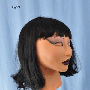 Female Mask Ling Ling Female Mask Foam latex Cosplay Halloween Masks
