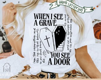 Christian Halloween SVG: Hand-Lettered Scripture Design Fall PNG (Digital Download)