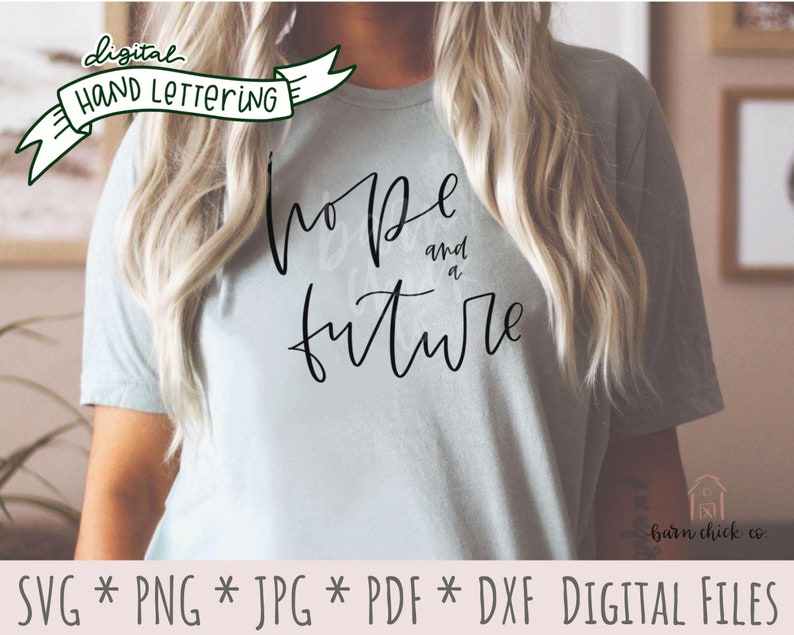 Hope and a Future Christian SVG Jesus Bible Verse Faith - Etsy