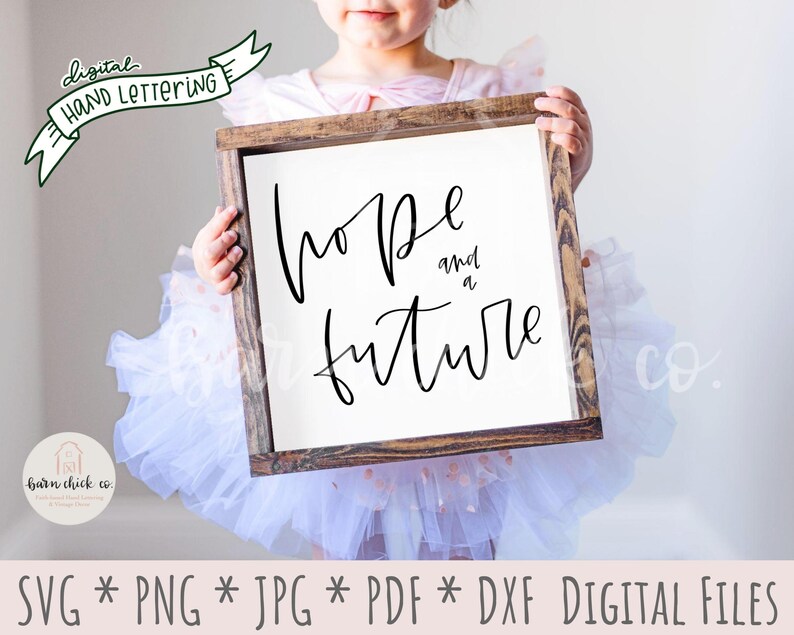 Hope and a Future Christian SVG Jesus Bible Verse Faith - Etsy