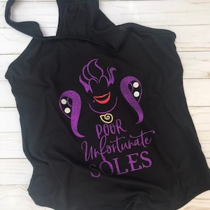 Run Disney, poor unfortunate soles, Ursula Tank Top, Running