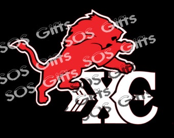 Lion Cross Country Decal