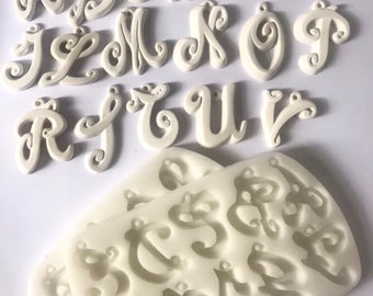 silicon mold alphabet letters