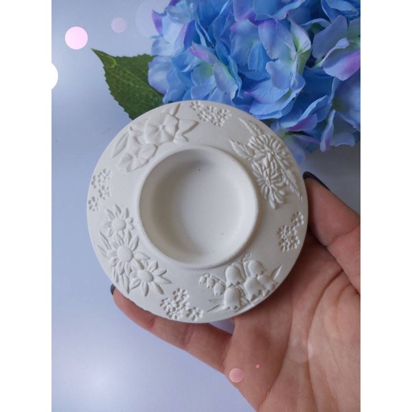 Stampo in silicone portacandela tealight fiori