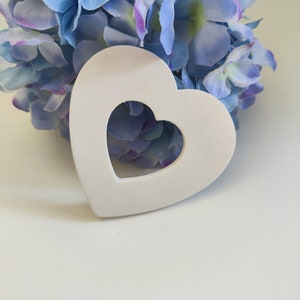 rose heart shape silicone mold