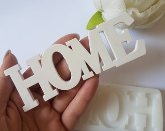 Home sweet home silicone mold