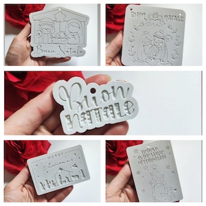 Christmas snowflake silicone  mold decoration for tree