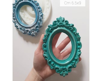 Frame silicone mold baroque