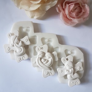 Large Deep Heart Resin Mould, Deep Casting Mould, Flower