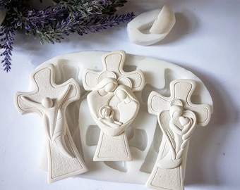 silicon mold 3 tao crosses