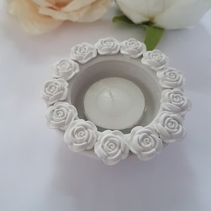 candle holder silicone mold roses