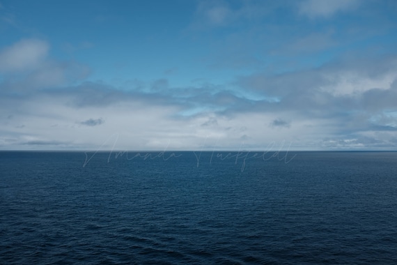 Fine Art Color Print- Pacific Ocean Horizon - Etsy