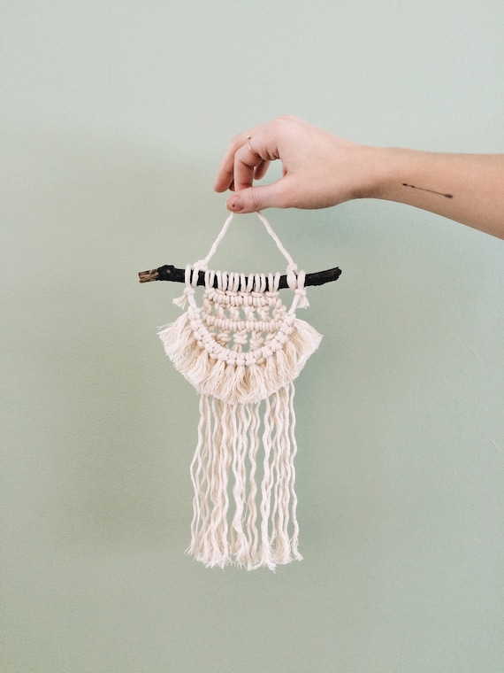 Sage- Little Macrame Wall Hanging Original Design|handmade|gift