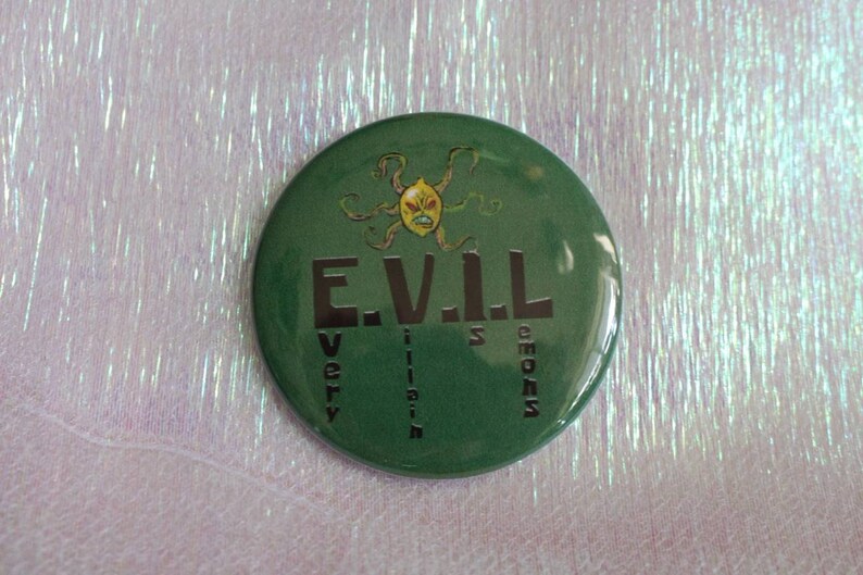 E.V.I.L Every Villian is Lemons Spongebob Squarepants Etsy