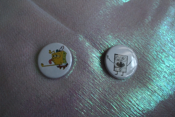 Spongebob One Eternity Later Pin back Button Size 1.25