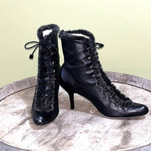 Granny Boots Size 8 Etsy