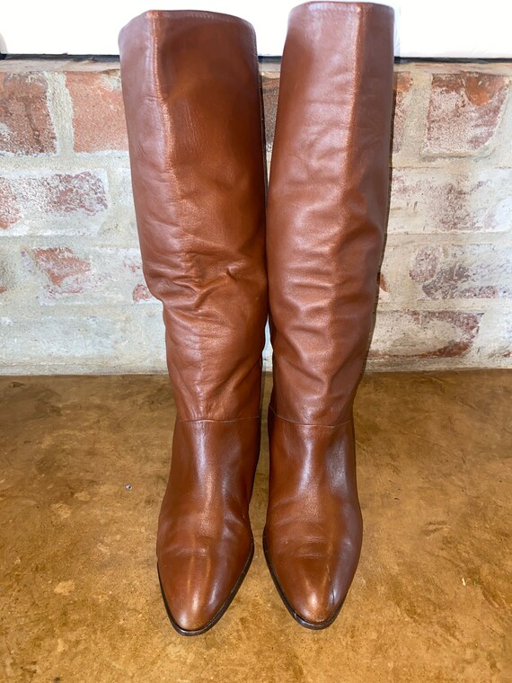 naturalizer brown riding boots