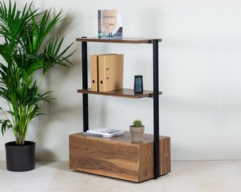 Walnut Bookcase | Shelving Unit | Storage