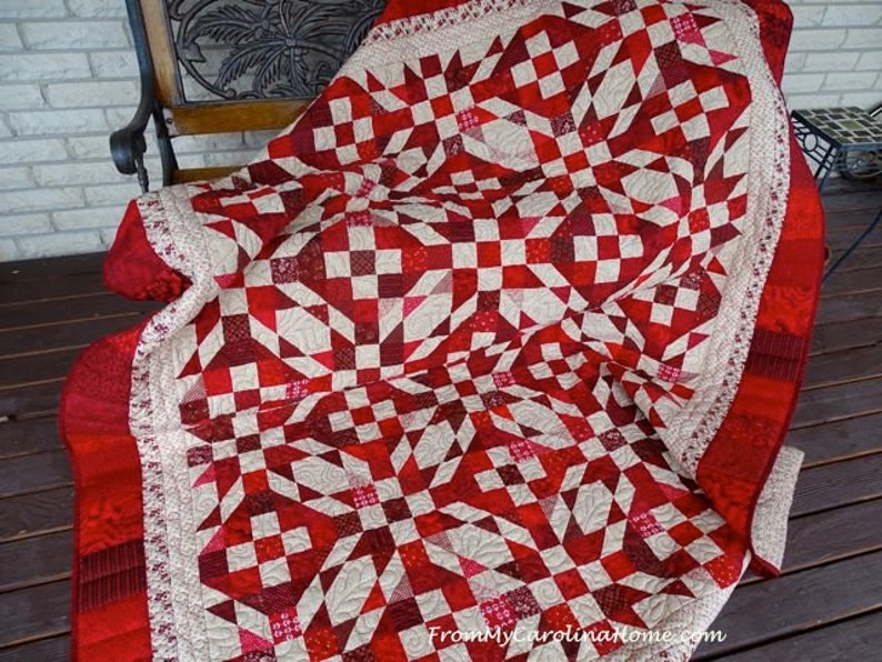 Scrap Dance Waltz Digital Quilt Pattern
