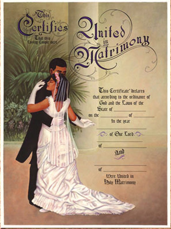 Personalized Wedding Anniversary Gift African American Etsy