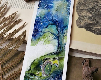 Oak Tree Fireflies - Hand Embellished Fine Art Print