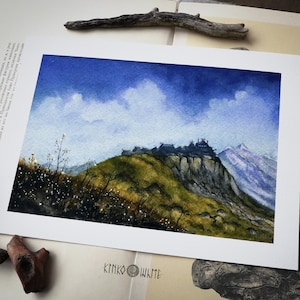 Land of the Horse Lords (in Day Light)  - Hand Embellished Fine Art Giclée Print