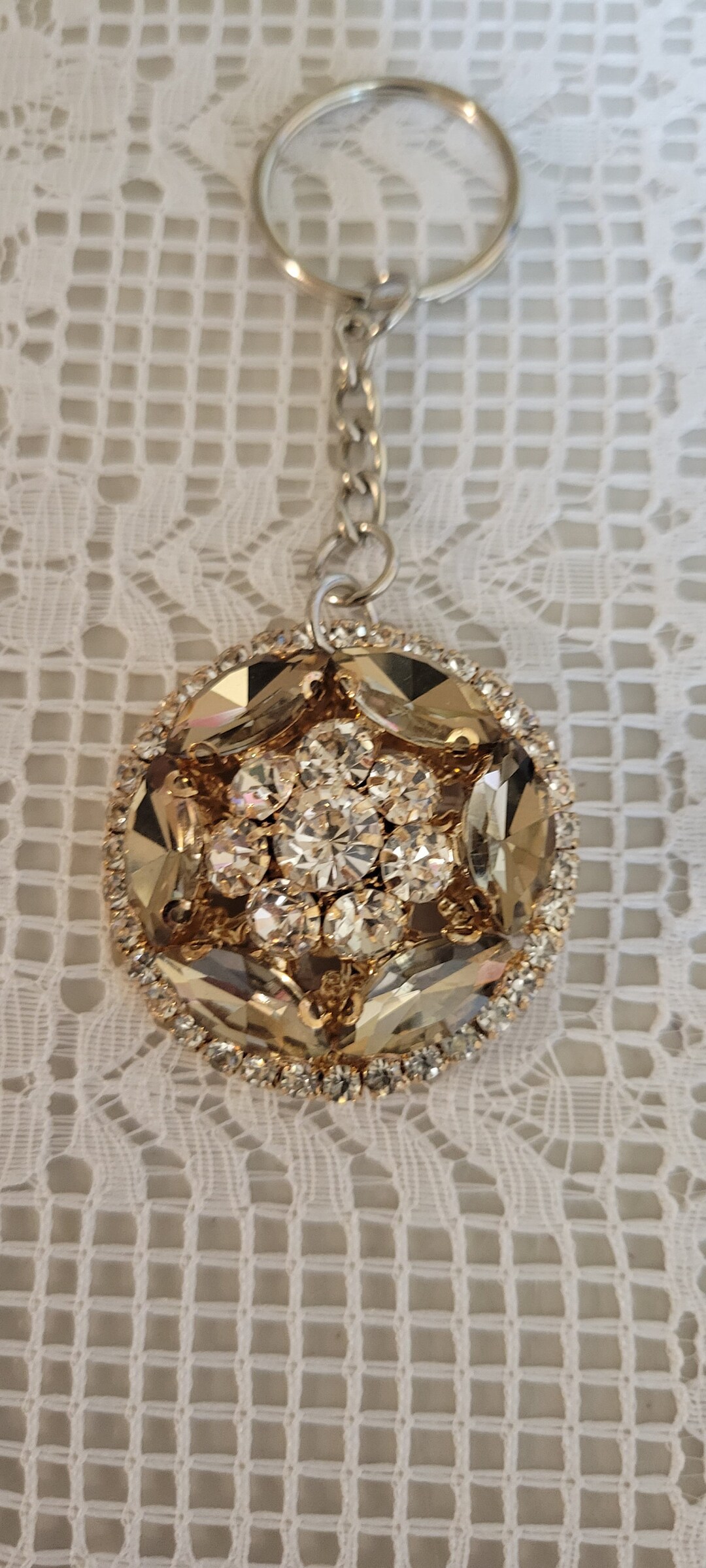Jeweled Keychain - Etsy