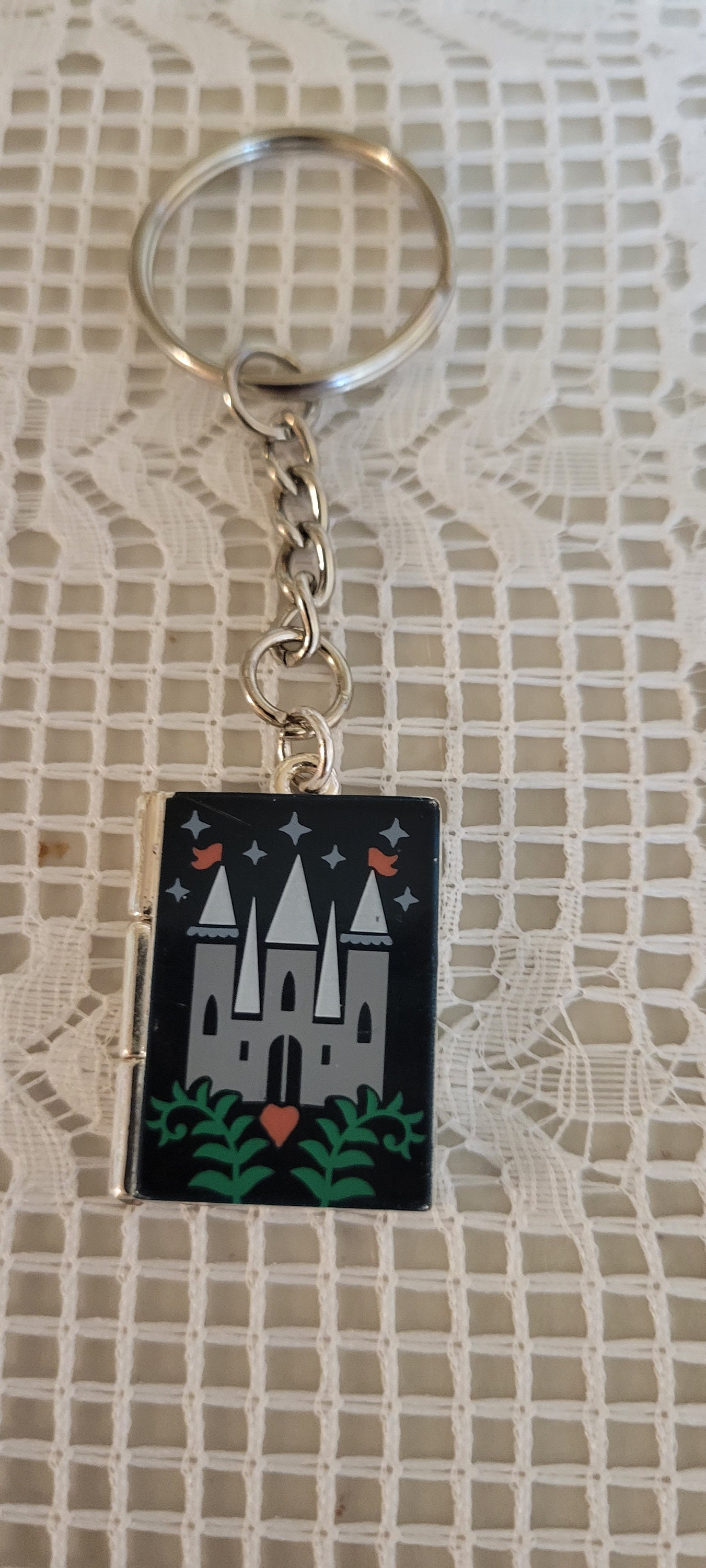 Castle Keychain - Etsy