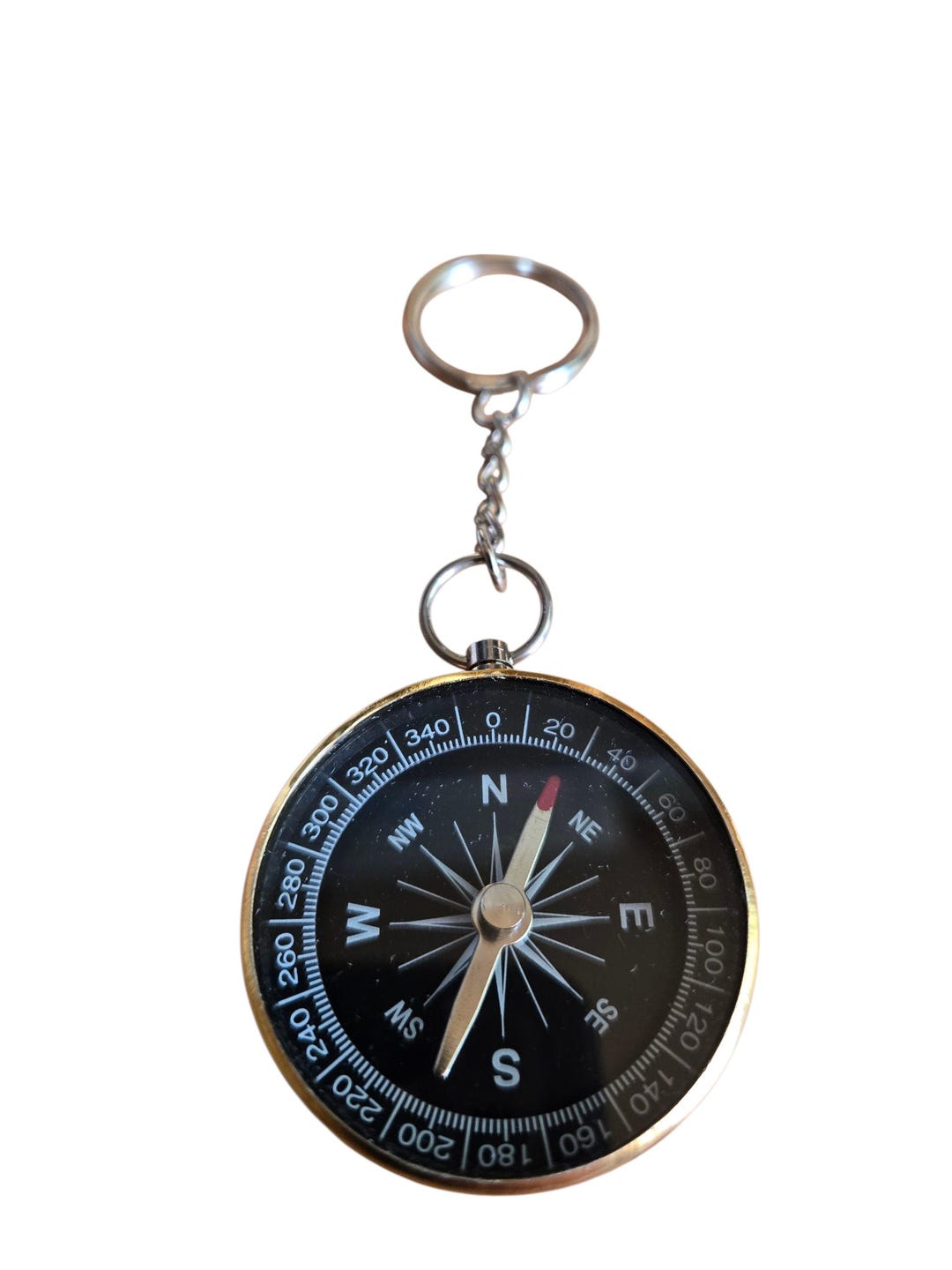 Compass Keypass Working Compass Keychain - Etsy