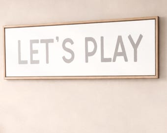 Playroom Sign, Personalized Children’s Wall Decor, Kids Room Art, Custom Playroom Print, Nursery Signs
