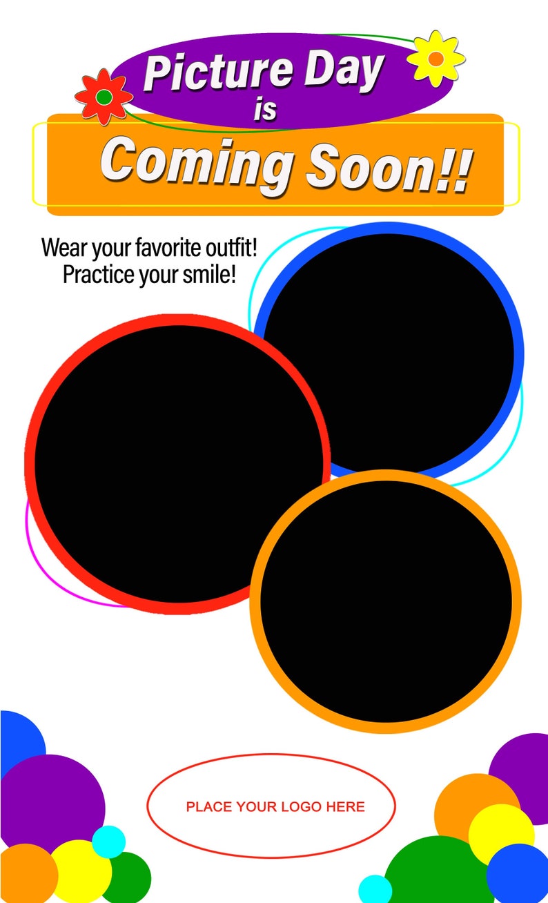 Picture Day Order Form, Pre-pay Fall School Portrait Order Form, School ...