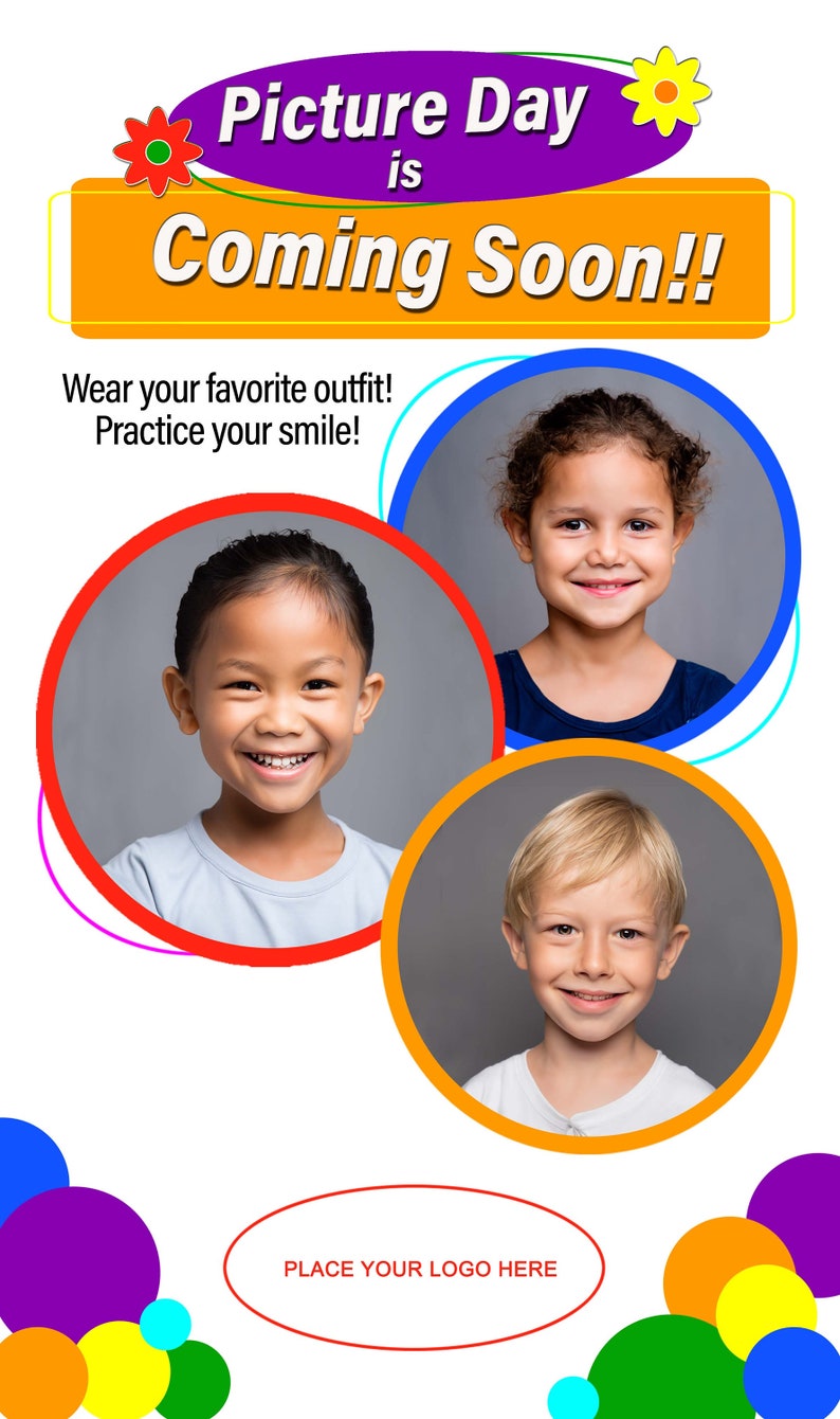 Picture Day Order Form, Pre-pay Fall School Portrait Order Form, School ...