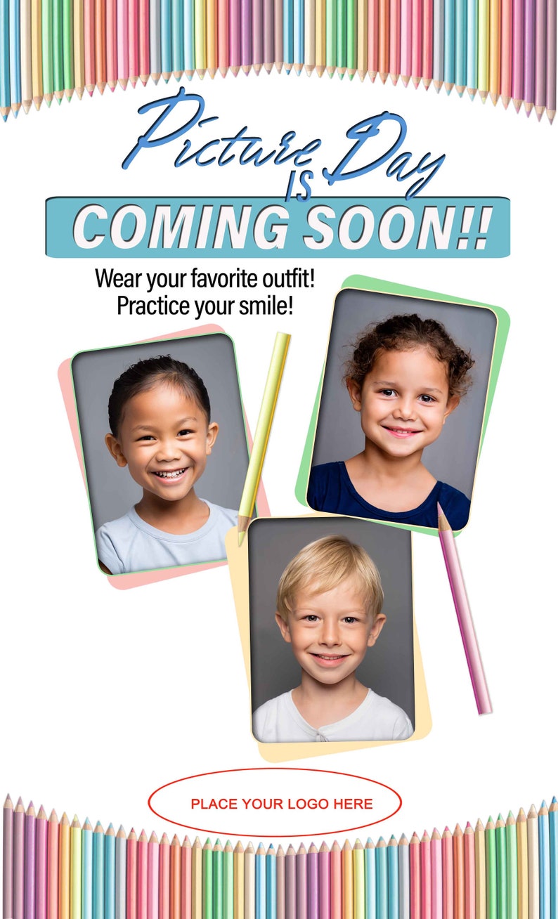 Picture Day Order Form, Pre-pay Fall School Portrait Order Form, School Photography Order Form ...
