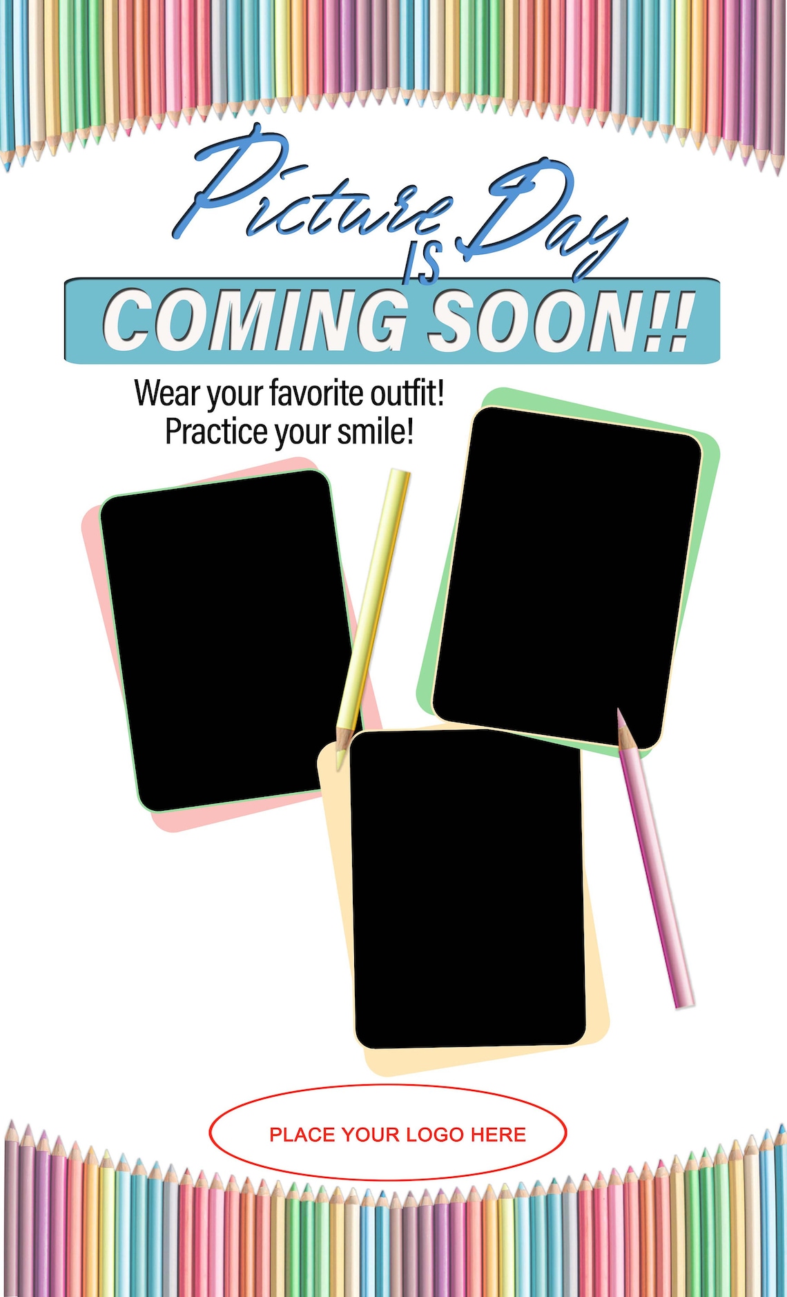 Picture Day Order Form, Pre-pay Fall School Portrait Order Form, School ...