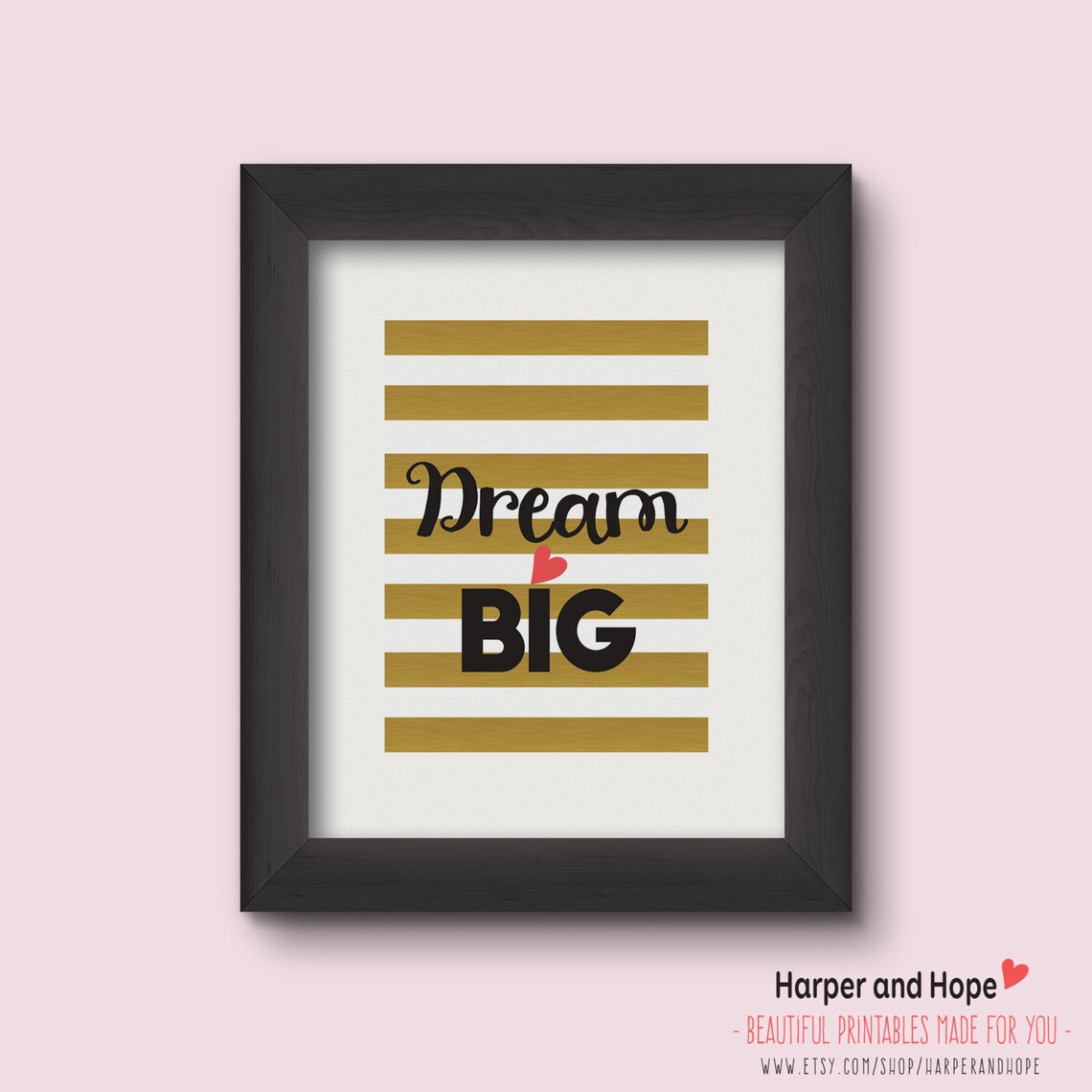 Printable Dream Big Nursery Wall Art Etsy