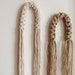 Fiber Art Wall Arch, Macrame Sculpture, Mid-century Modern Rope Art ...