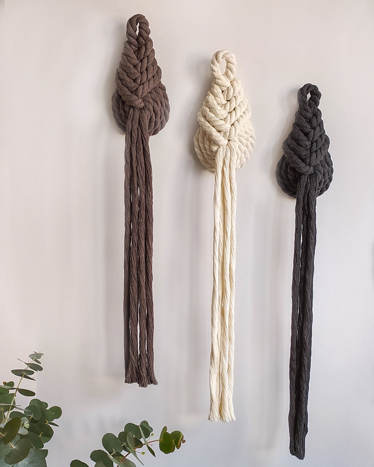 Xlarge Macrame Pipa Knot Decorative Knot Wall Hanging With Etsy