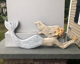 Mermaid Wall Hanging Etsy