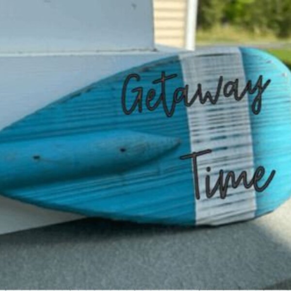 Wooden Oar Wall Decor Etsy