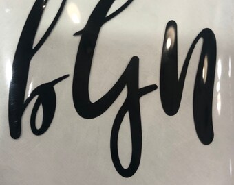 Decal, Vinyl Decal, Cup Decal, Vinyl Lettering, Decal ONLY, Yeti Cup Decal, Notebook Decal, 3" Decal