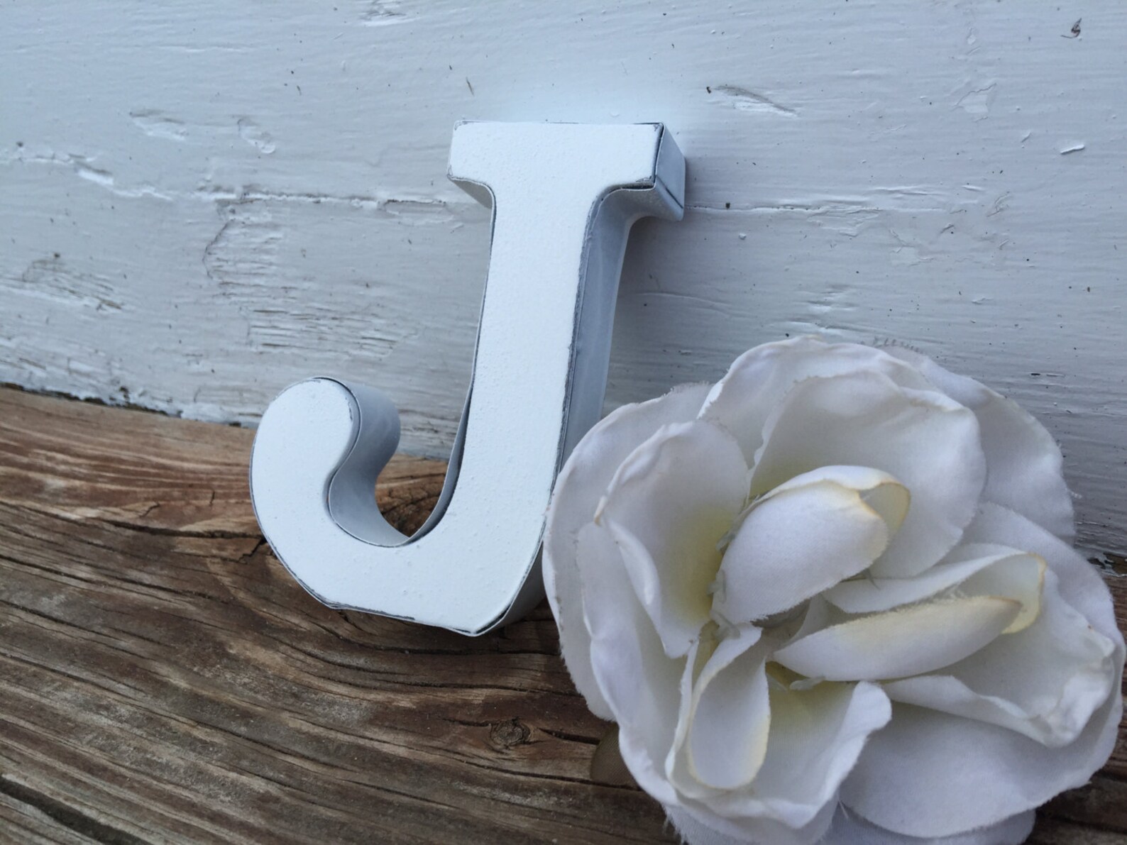 Shabby Chic Letter Wall Decor Monogram Pick Your Letter and Etsy