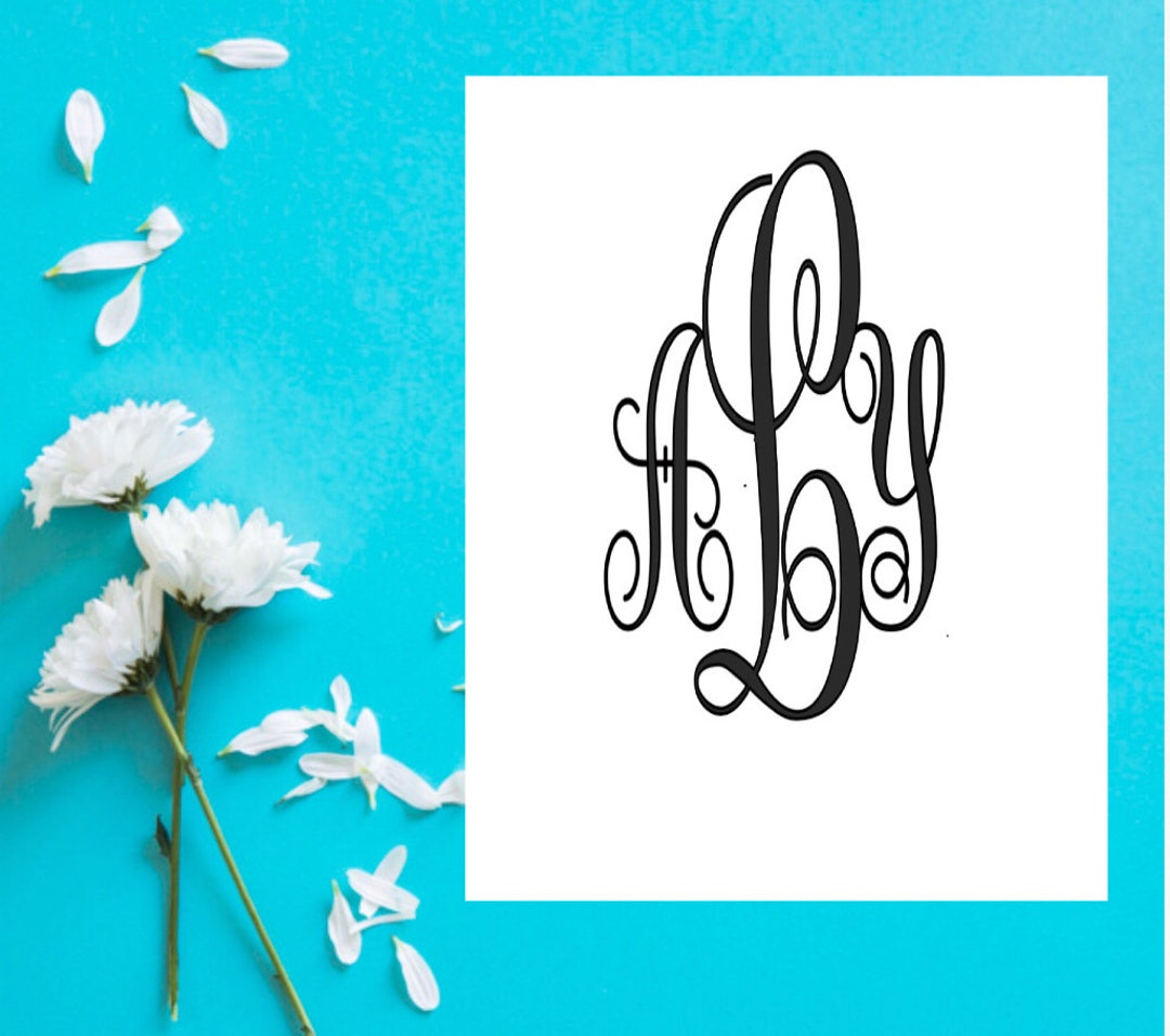 Iron on Monogram, Iron on Decal, Iron on Vinyl, 72 Iron on Vinyl Colors ...