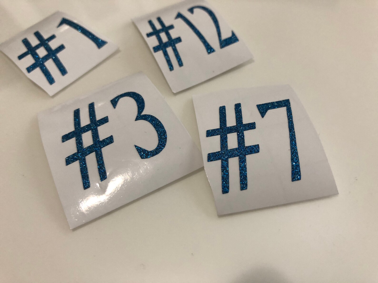 Number Decal Numbers Car Decal Laptop Decal Vinyl Etsy