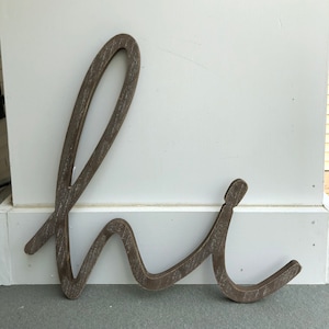 HI Sign, Wall Deocr, Front Door Sign, Greetings Sign, Wood Sign, Spring Decor, Home and Garden Deocr
