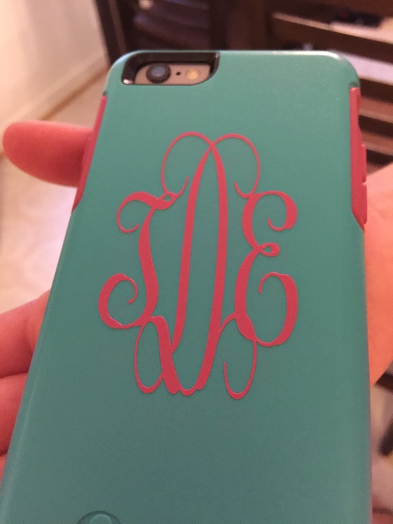 Decals, Monogram, iPhone Decal, Laptop Decal, Vinyl Lettering